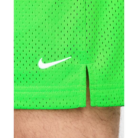 Nike Mens Size M Dri FIT 5" Mesh Basketball Shorts Pockets Neon Green HV1880 398 - Picture 4 of 15